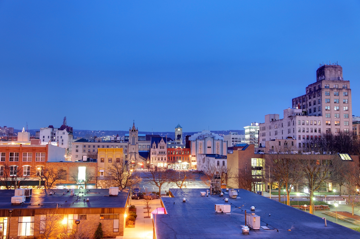 Panoramic Image of Scranton, PA